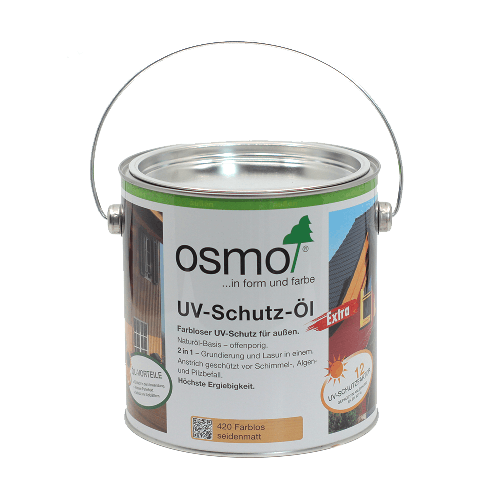 Buy OSMO - UV Protection Oil 420 - 2.5 Liter Online | Construction Finishes | Qetaat.com