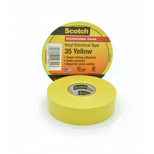 Buy 3M - Insulation Tape - Yellow (5 Rolls) Online | Hardware Tools | Qetaat.com