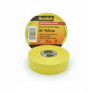 3M - Insulation Tape - Yellow (5 Rolls)