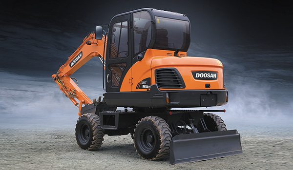 Buy DOOSAN - Mini Excavator - DX55W Online | Machinery for Rent | Qetaat.com