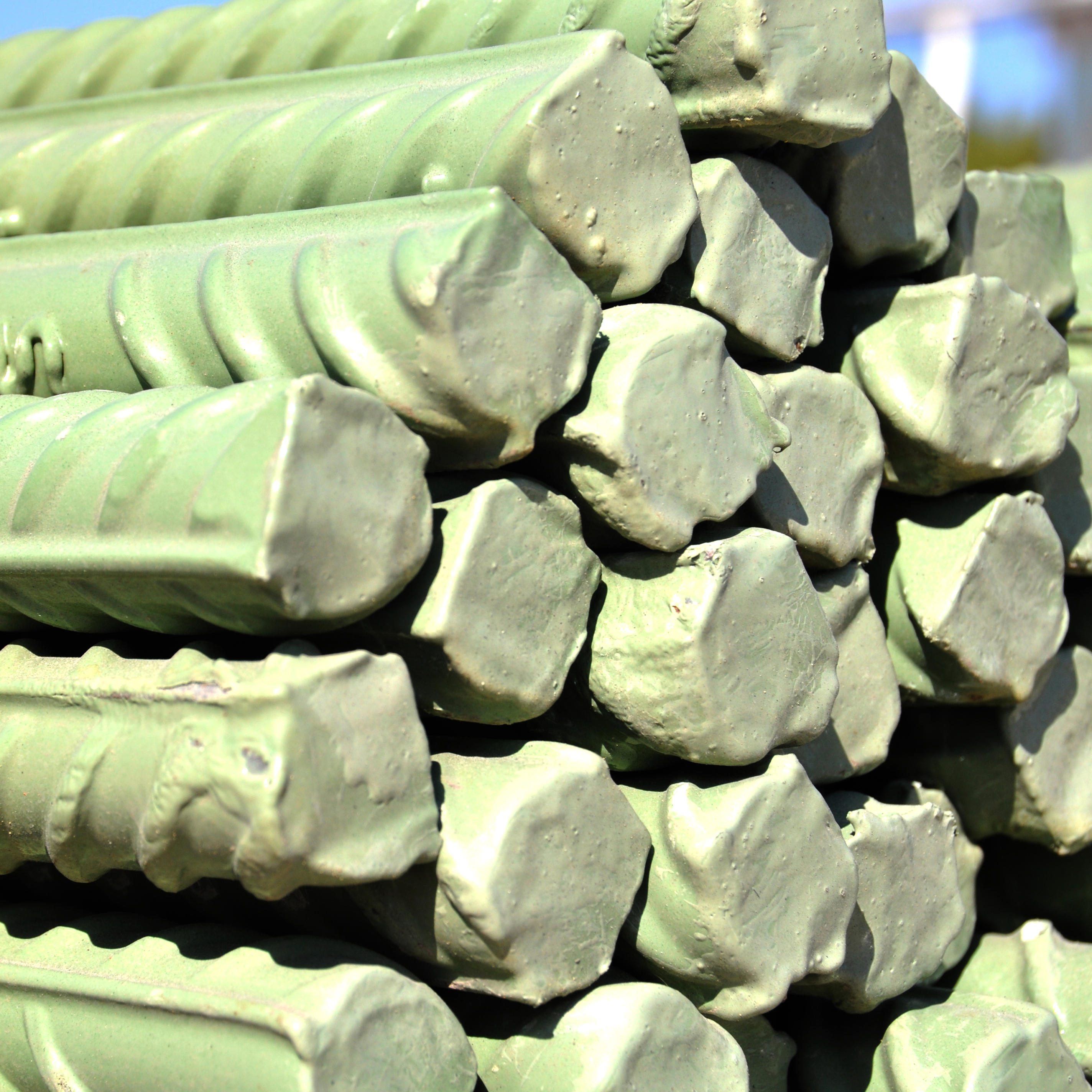 Buy EPOXY COATED STEEL ( SA & UAE) - PER TON Online | Construction Building Materials | Qetaat.com
