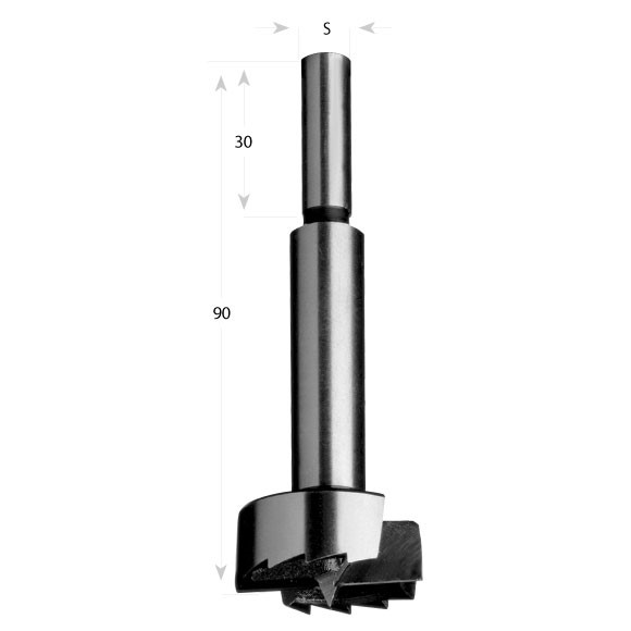 Buy CMT- Forstner Bit -SP D=12x90 S=8x30 RH Online | Power Tools | Qetaat.com