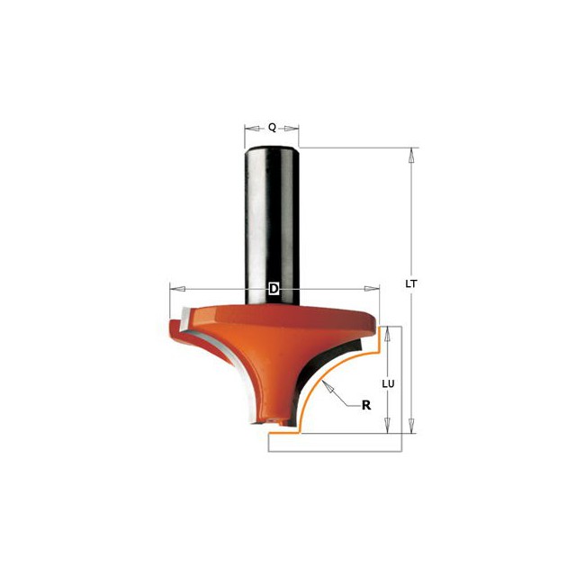 Buy CMT- Ovolo Bit D19x12 S=6 Online | Power Tools | Qetaat.com