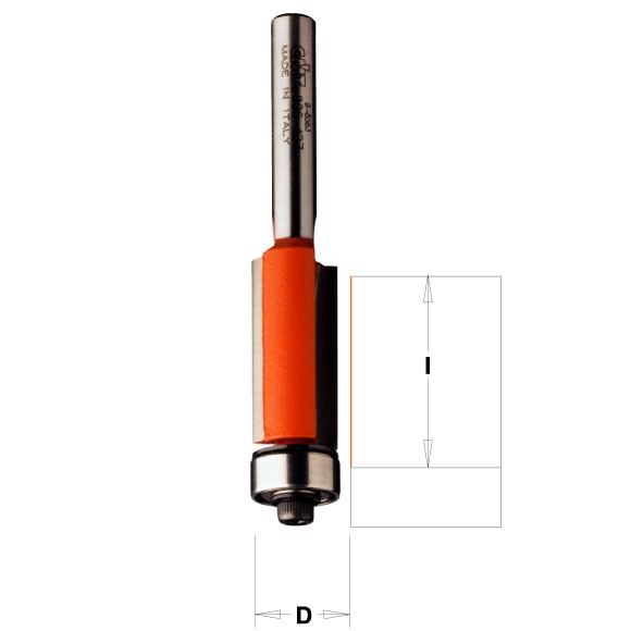 Buy CMT- Flush Trim Bit TCT S=6 D=12,7x25,4 Online | Power Tools | Qetaat.com