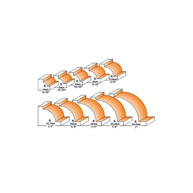 Buy CMT- Ovolo Bit TCT S=6 D=21x12 Online | Power Tools | Qetaat.com