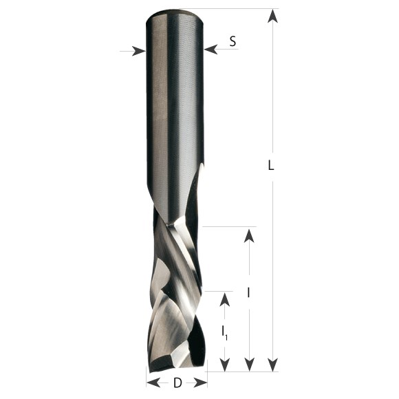Buy CMT- Up-down Cut SC Spiral Bit D=6x8-22x60 Z1+1RH Online | Power Tools | Qetaat.com