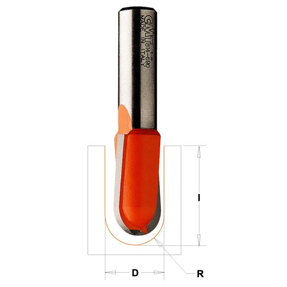 Buy CMT- Round Nose Bit TCT S=6 D=19x11,5 Online | Power Tools | Qetaat.com