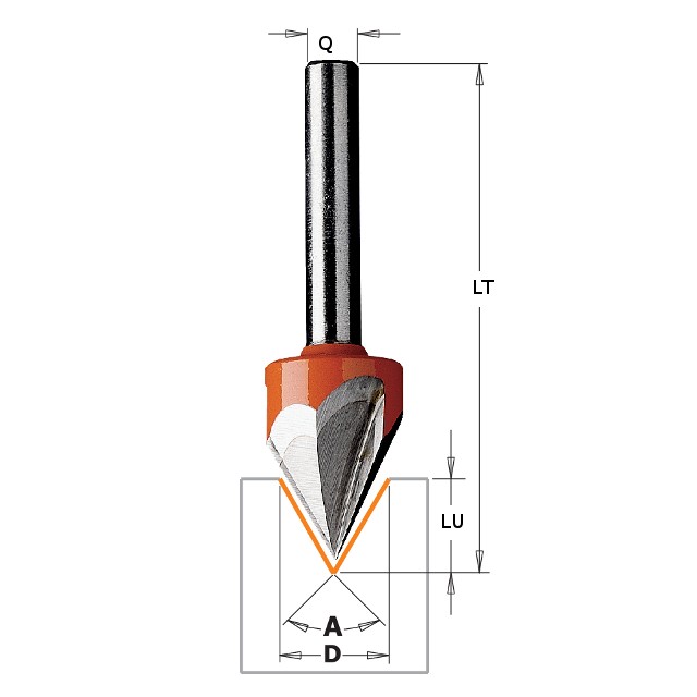 Buy CMT- Laser Point Bit Z3 S=6 D=12.7x11 Online | Power Tools | Qetaat.com
