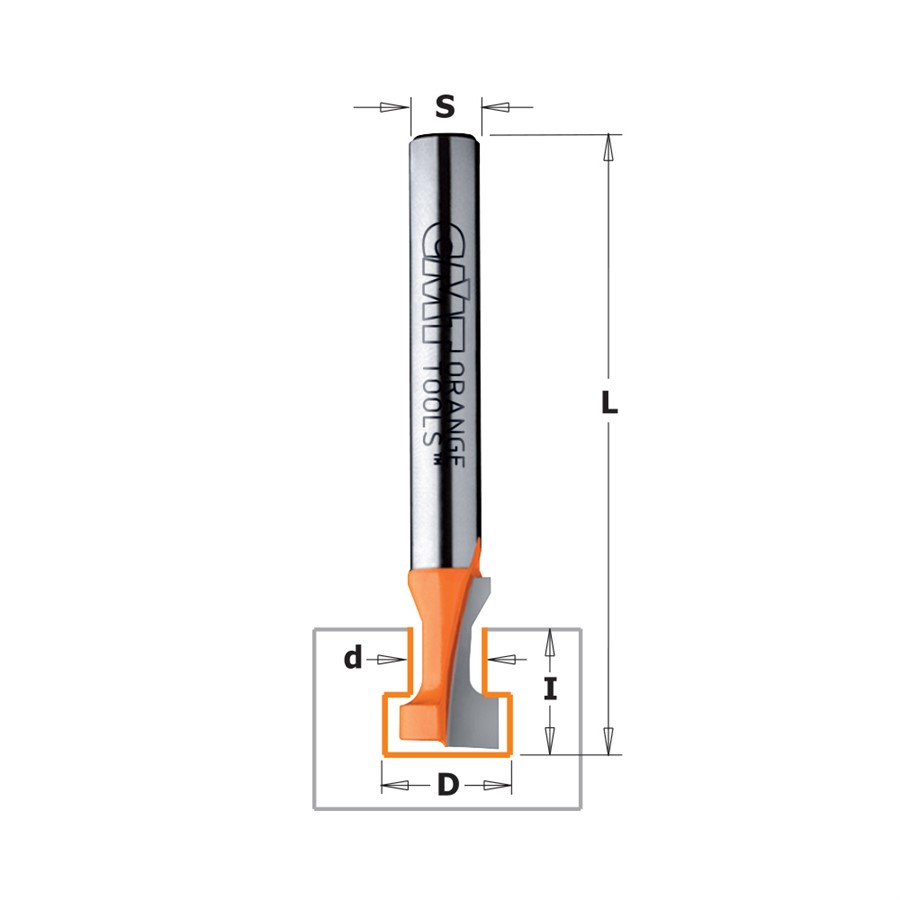 Buy CMT- Keyhole Bit HW D5.6/8.5x11.5 L=47 S=8 Online | Power Tools | Qetaat.com