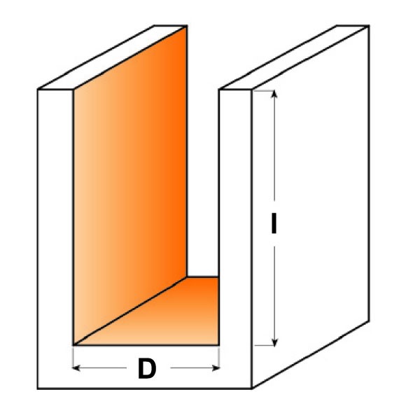 Buy CMT- Straight Bit TCT S=12 D=18x38,7x80 Online | Power Tools | Qetaat.com