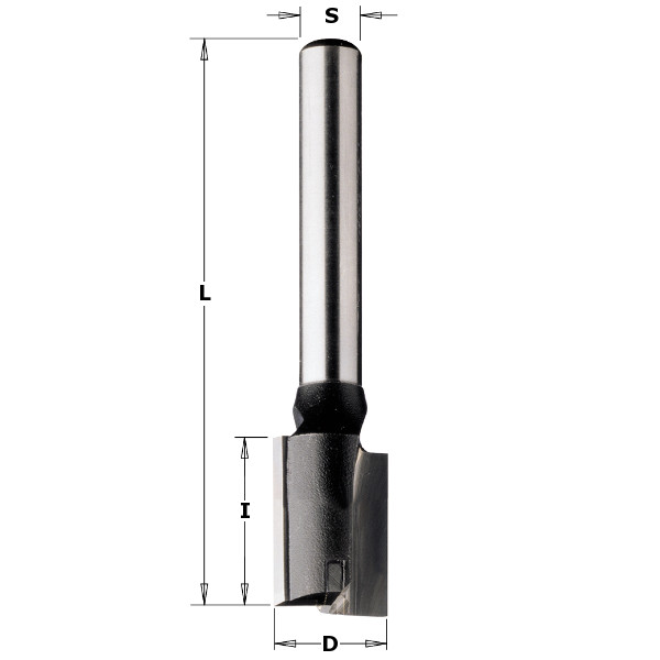 Buy CMT- Straight Bit Solid w Centre Tip TC Z2+1 S=8x47 D=8x40x90 RH Online | Power Tools | Qetaat.com