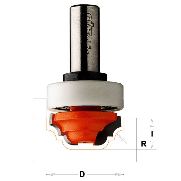 Buy CMT- PLUNGE OGEE BIT TCT S=6 D=19x13 Online | Power Tools | Qetaat.com