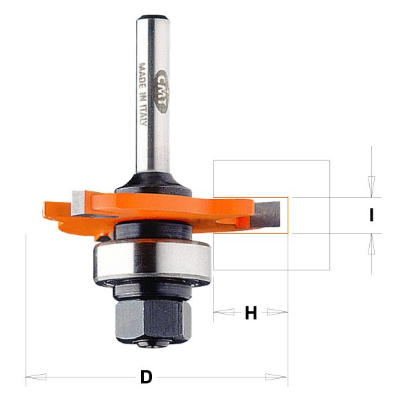 Buy CMT- Slot Cutter W/ Arbor & Brng: S=8 D=47.6x2 Online | Power Tools | Qetaat.com