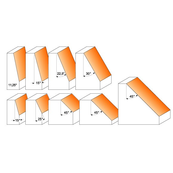 Buy CMT- Chamfer Bit: S=12 D=45 X18 Online | Power Tools | Qetaat.com