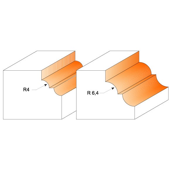 Buy CMT- Classical Ogee Bit TCT S=8 D=33.4x13 Online | Power Tools | Qetaat.com