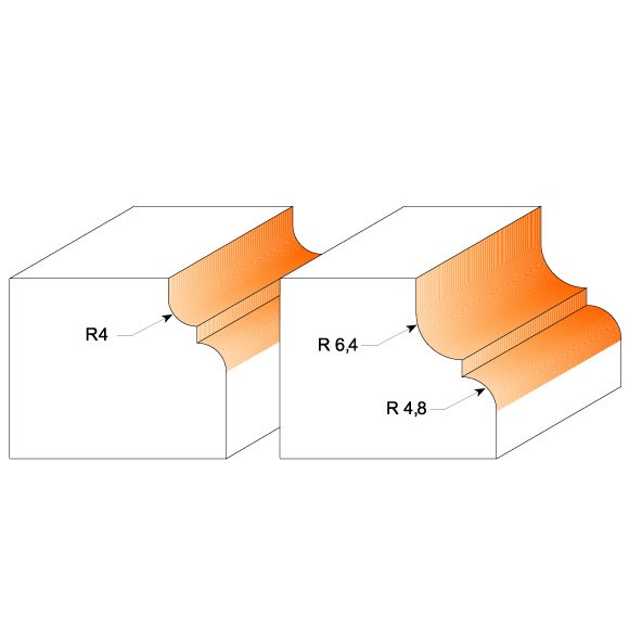 Buy CMT- Classical Ogee Bit: S=8 D=28.7x13 Online | Power Tools | Qetaat.com