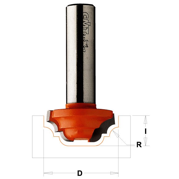 Buy CMT- Fresa Profillata HW Z2 S=12 D=35x15 R=6.5/10 DX Online | Power Tools | Qetaat.com