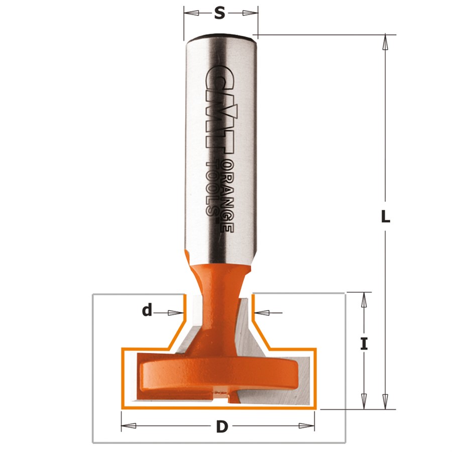 Buy CMT- T-Slot Bit HM S=12 D=11/28x13,5 Online | Power Tools | Qetaat.com