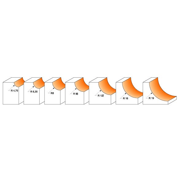 Buy CMT- Cove Bit W/brng TCT S=12 D=44.5x18.5 Online | Power Tools | Qetaat.com