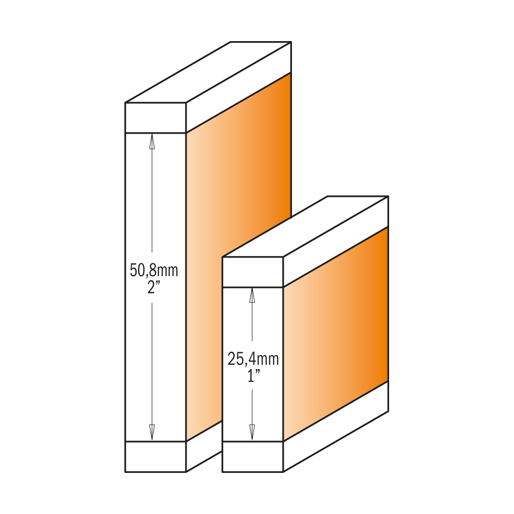 Buy CMT- HWM Flush Trim Bit W/bearing D19x70x118.5 S=12 Online | Power Tools | Qetaat.com