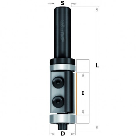 Buy CMT- HW Flush Trim Bit W/knife And Brng Z2 S=12 D=19x50x110RH Online | Power Tools | Qetaat.com
