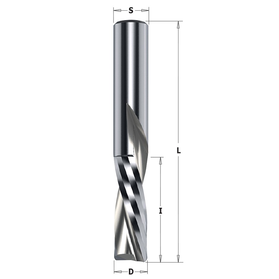 Buy CMT- Down-cut Spiral Bit Solid HW D=12x35x80 Z2 RH Online | Power Tools | Qetaat.com