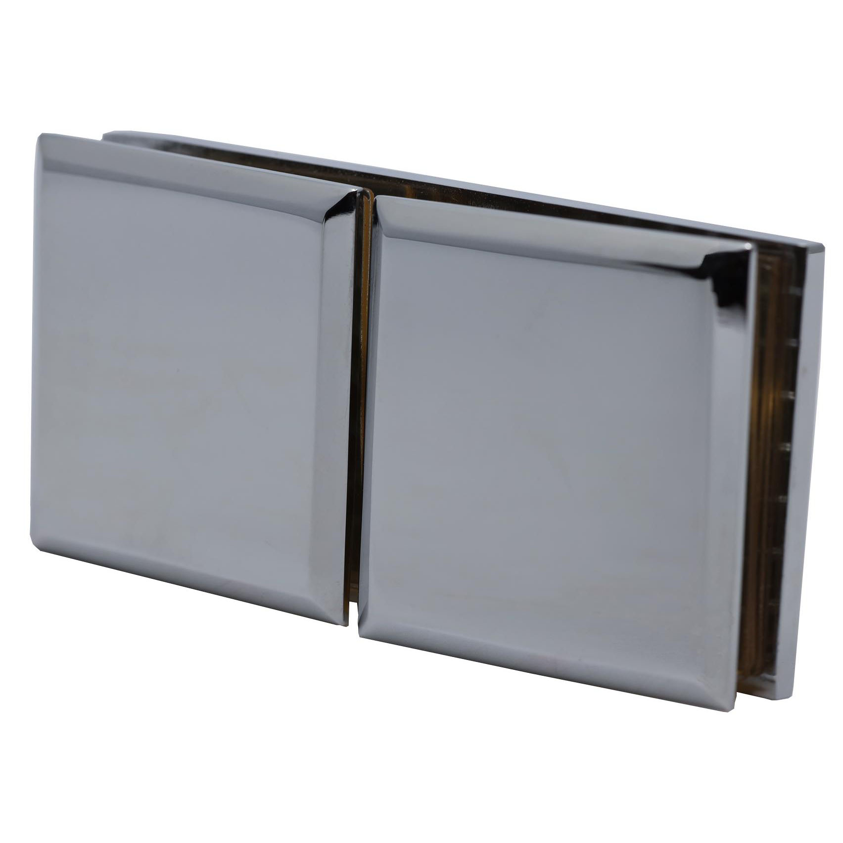 Glass Bracket Wall To Glass/Brass90 Degree (Gc102)