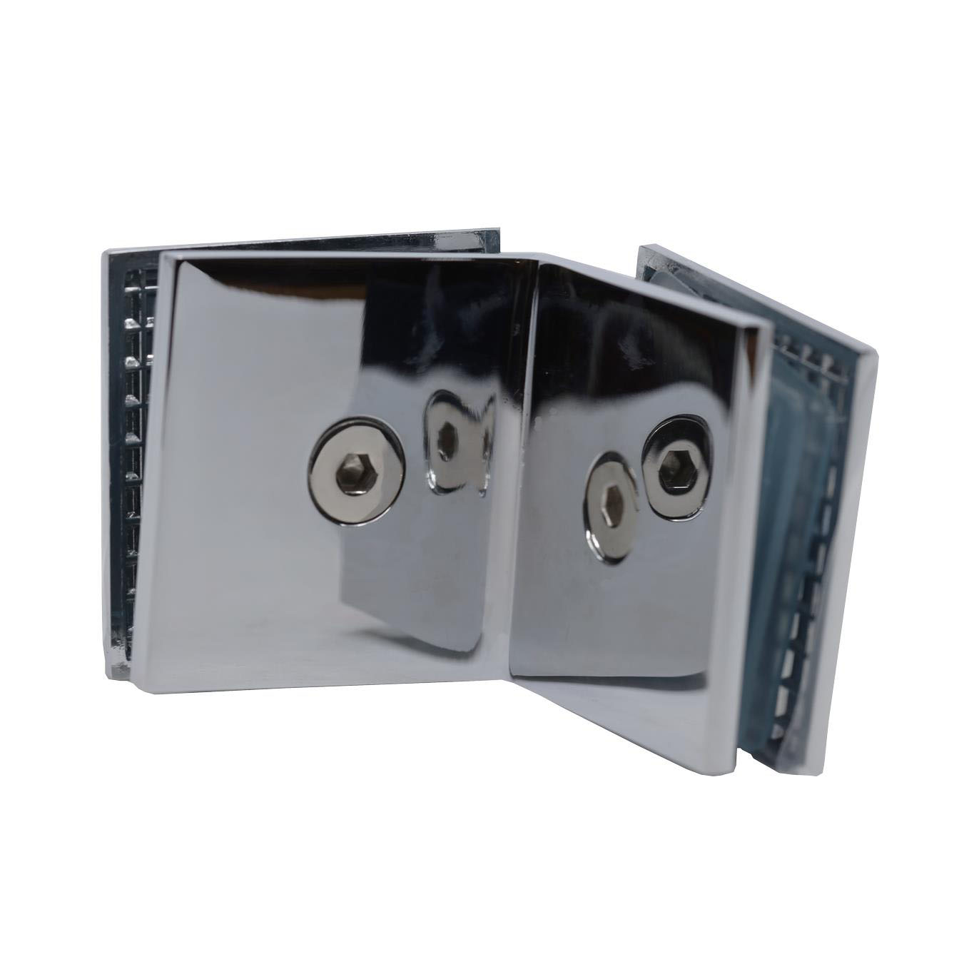 Glass Bracket Glass To Glass/Brass/ 90 Degree 50X50Mm (Gc104)