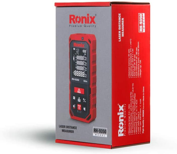 Buy Ronix Laser Distance 50 Miters - RH-9350 Online | Hardware Tools | Qetaat.com