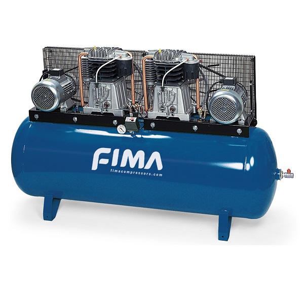 Fima Air Compressor With Contol Panel - 900Ltr - 10X2Hp - Model: Boeing C60K-900/10