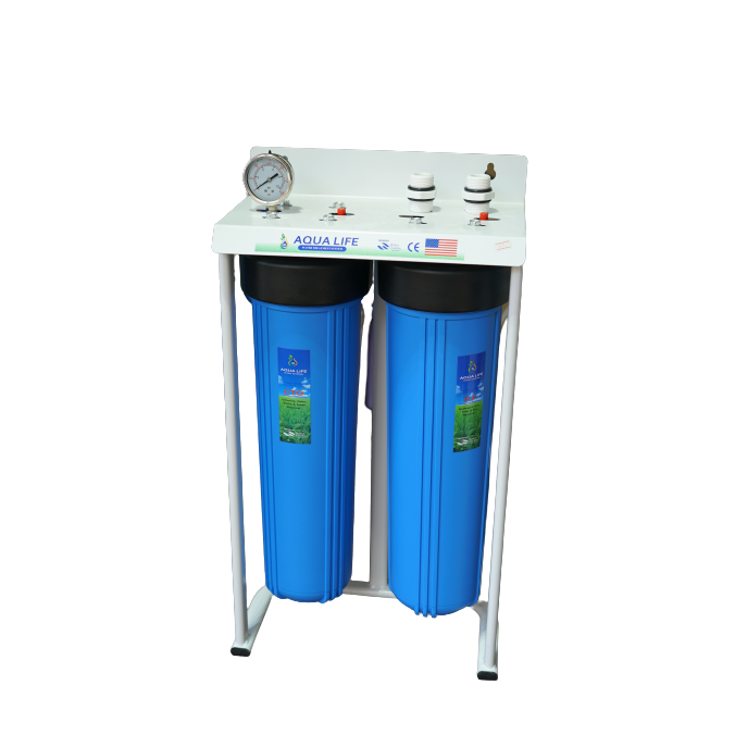 Buy JUMBO WATER FILTERATION MACHINE - 2 STAGES - PER PIECE WITH FIXING Online | Construction Finishes | Qetaat.com