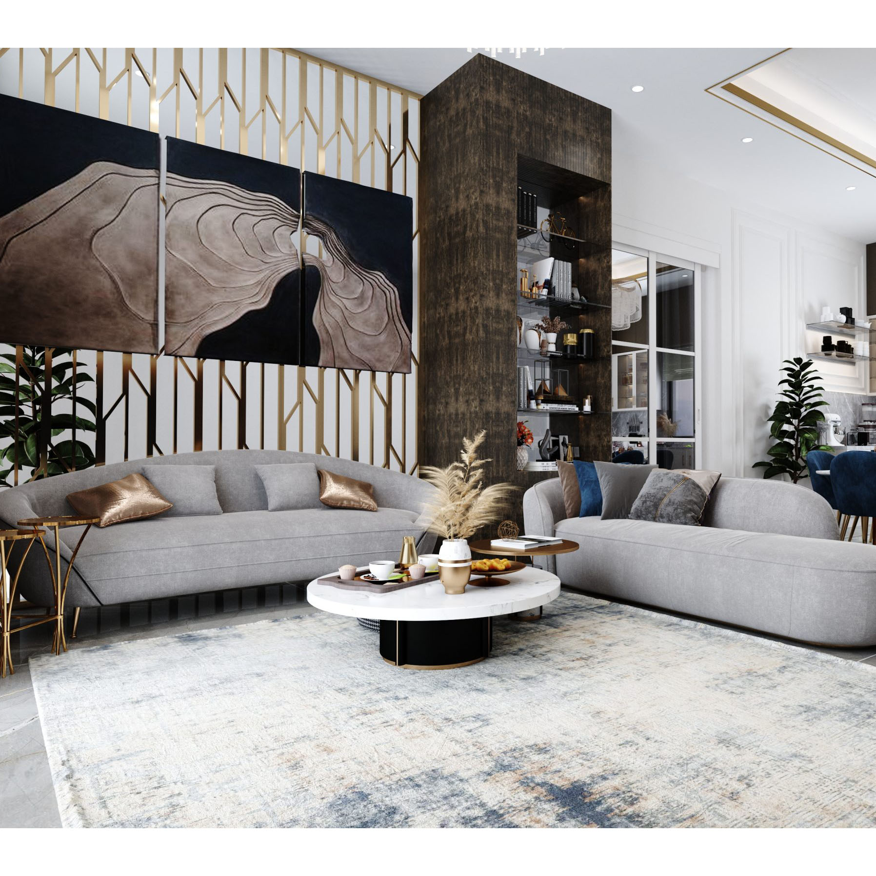 Tambourine Sofa - Living Room