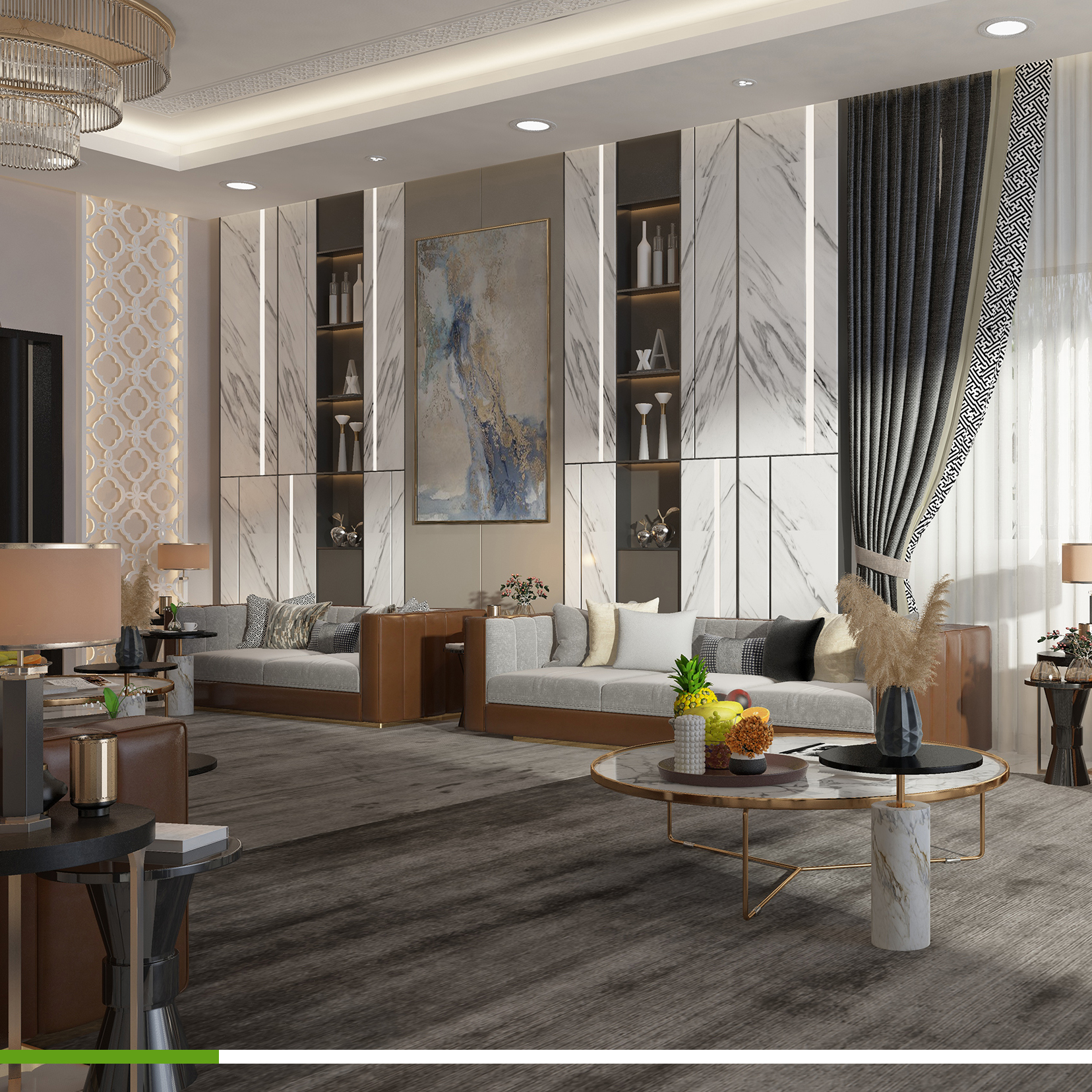 Buy QUILL - 3 SEAT SOFA Online | Living Room Furniture | Qetaat.com