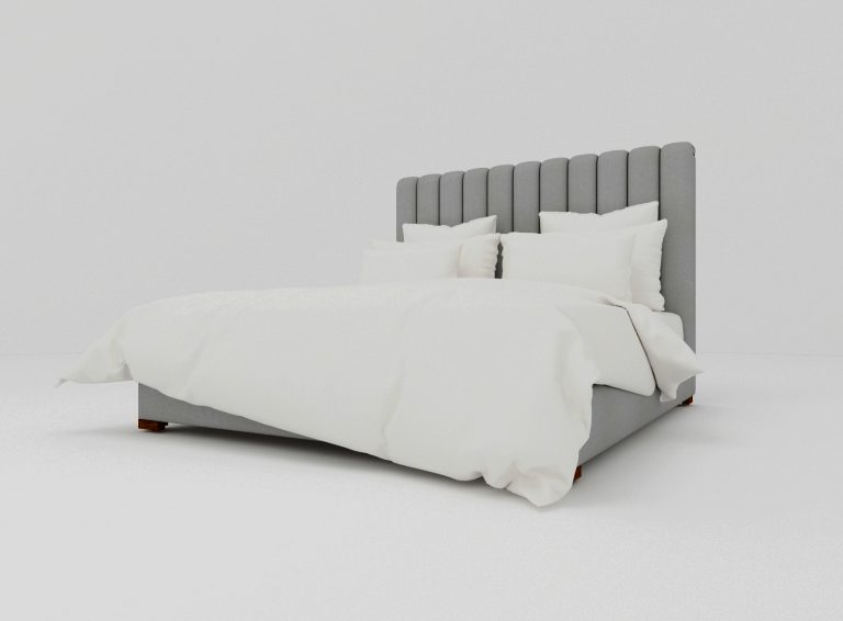 Buy BIRCH - BED - LIGHT GRAY Online | Bedroom Furniture | Qetaat.com