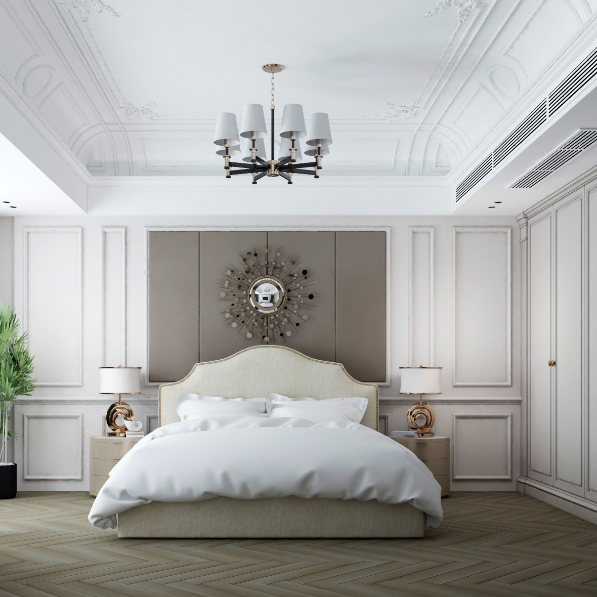Buy BLACKBERRY - BED - BEIGE Online | Bedroom Furniture | Qetaat.com