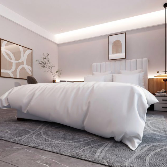 Buy BIRCH - BED - WHITE Online | Bedroom Furniture | Qetaat.com
