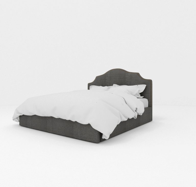 Buy BLACKBERRY - BED - DARK GRAY Online | Bedroom Furniture | Qetaat.com