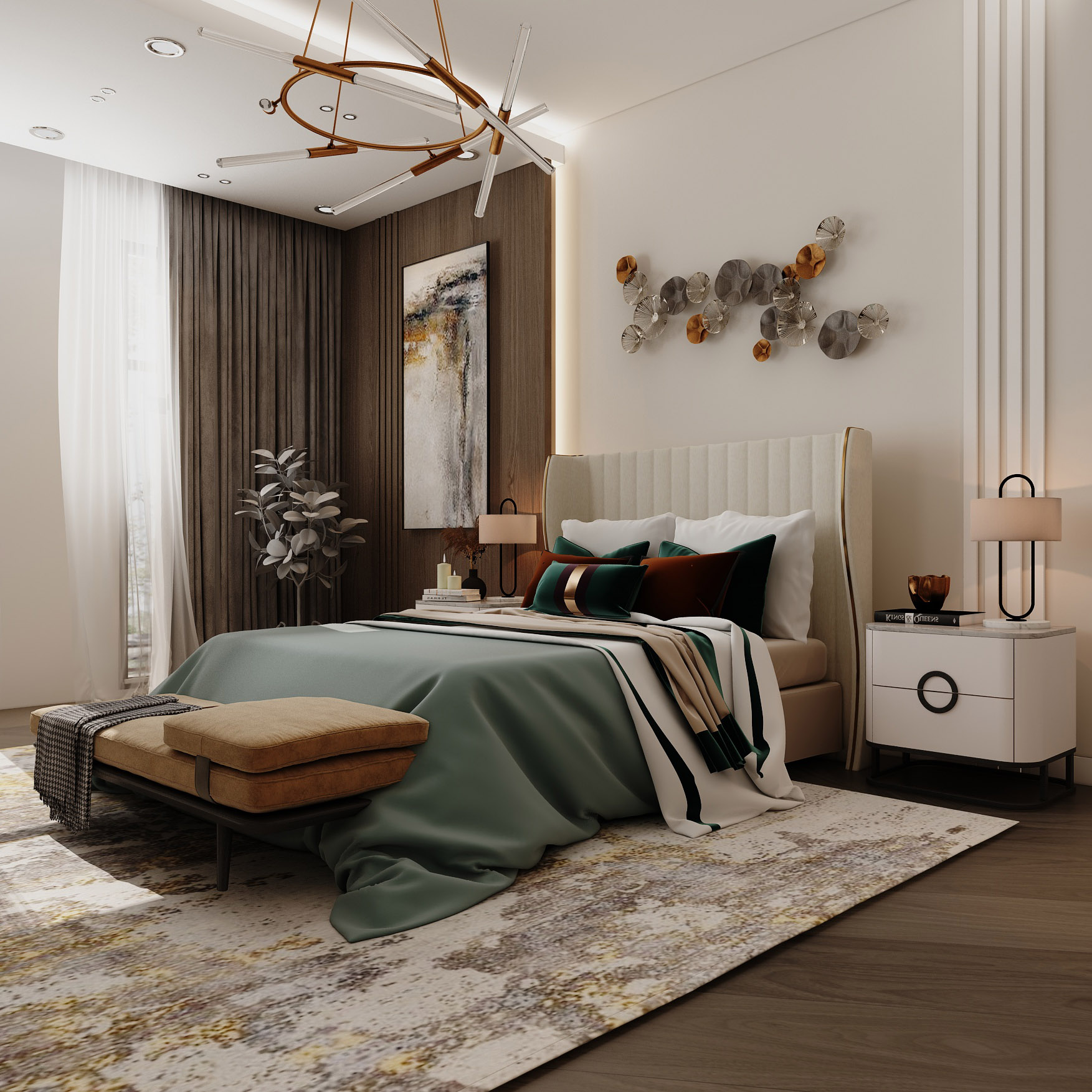 Buy CALMNESS - BED - BEIGE Online | Bedroom Furniture | Qetaat.com