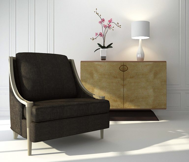 Buy CAMELLIA - ARMCHAIR - SMOOTH BROWN Online | Living Room Furniture | Qetaat.com