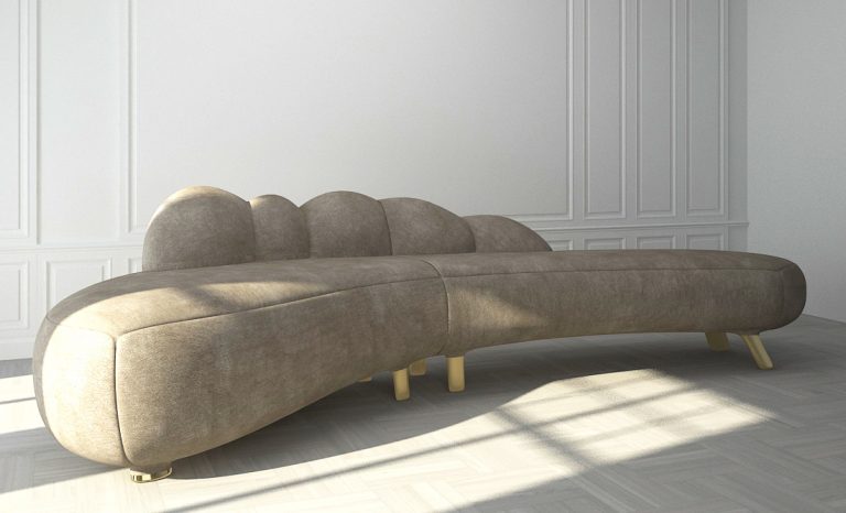 Buy DALIA - SOFA - BEIGE Online | Living Room Furniture | Qetaat.com