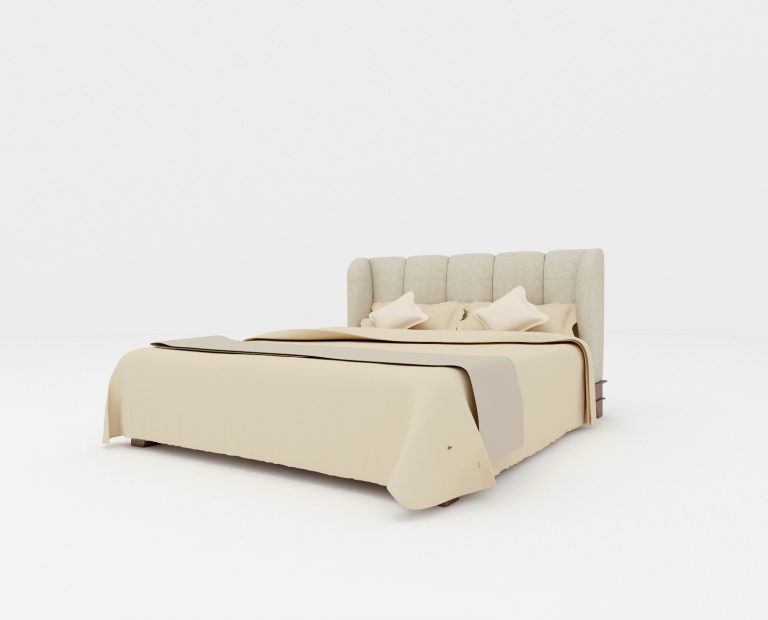 Buy DETTA - BED - BEIGE Online | Bedroom Furniture | Qetaat.com