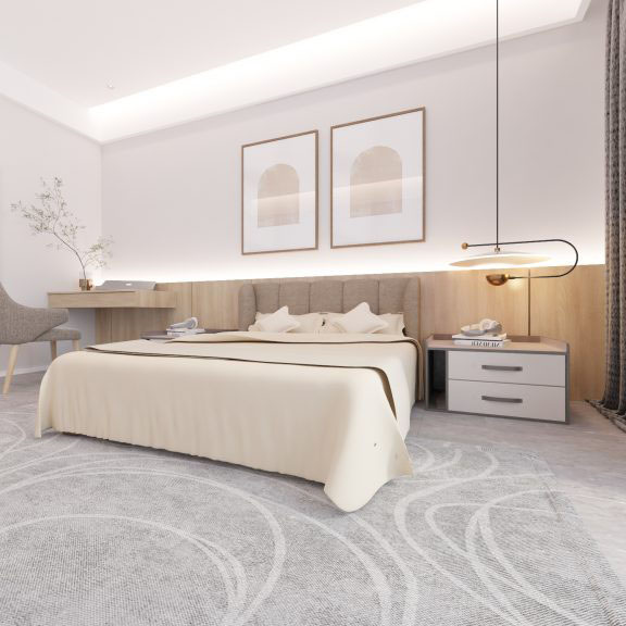 Buy DETTA - BED - BROWN Online | Bedroom Furniture | Qetaat.com