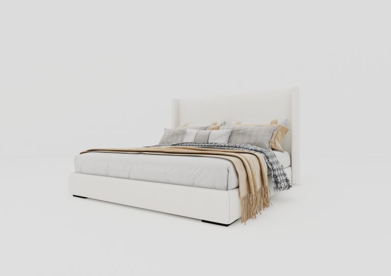 Buy ECHINOPS - BED - BEIGE Online | Bedroom Furniture | Qetaat.com