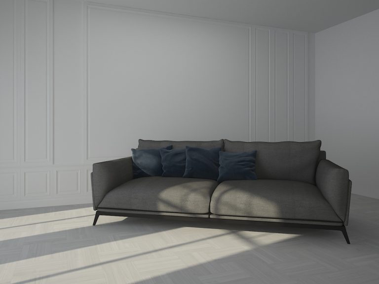 Buy FUCHSIA - SOFA - DARK GRAY Online | Living Room Furniture | Qetaat.com