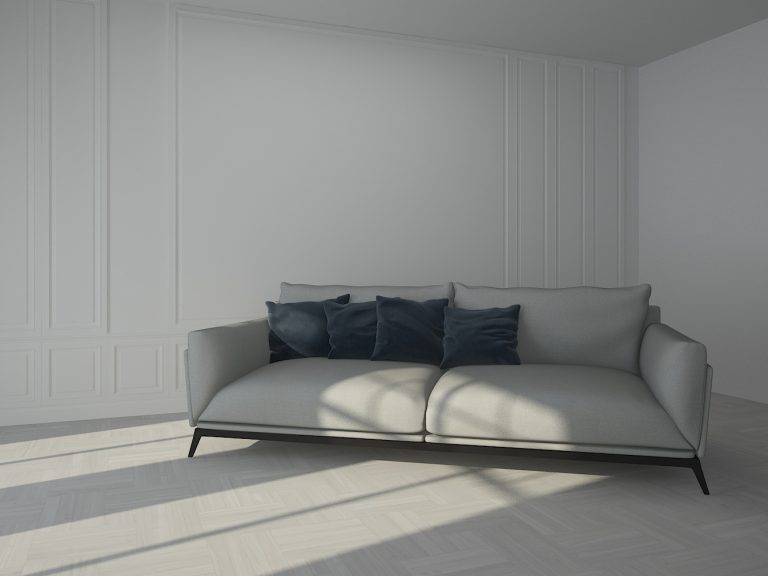 Buy FUCHSIA - SOFA - LIGHT GRAY Online | Living Room Furniture | Qetaat.com