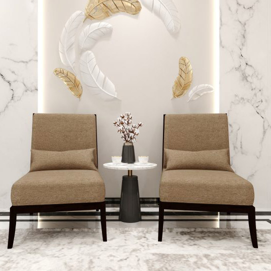 Buy GARDENIA - ARMCHAIR - BROWN Online | Living Room Furniture | Qetaat.com