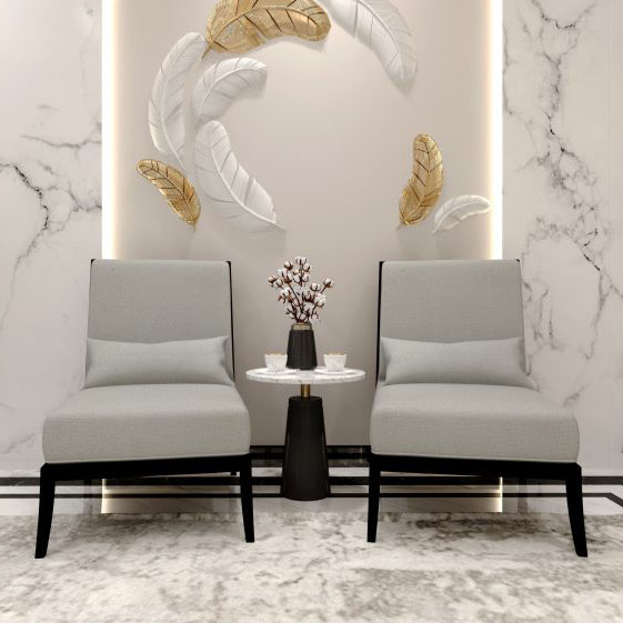 Buy GARDENIA - ARMCHAIR - LIGHT GRAY Online | Living Room Furniture | Qetaat.com