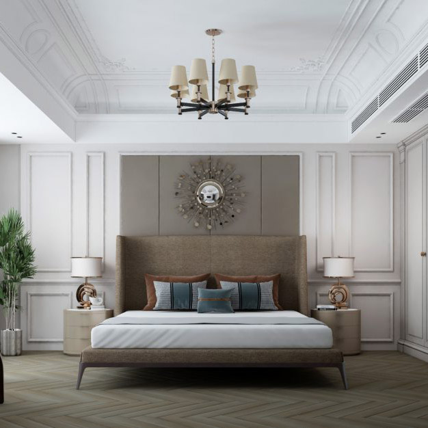 Buy HERBS - BED - BROWN Online | Bedroom Furniture | Qetaat.com