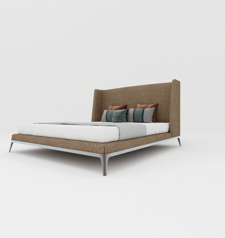 Buy HERBS - BED - BROWN Online | Bedroom Furniture | Qetaat.com