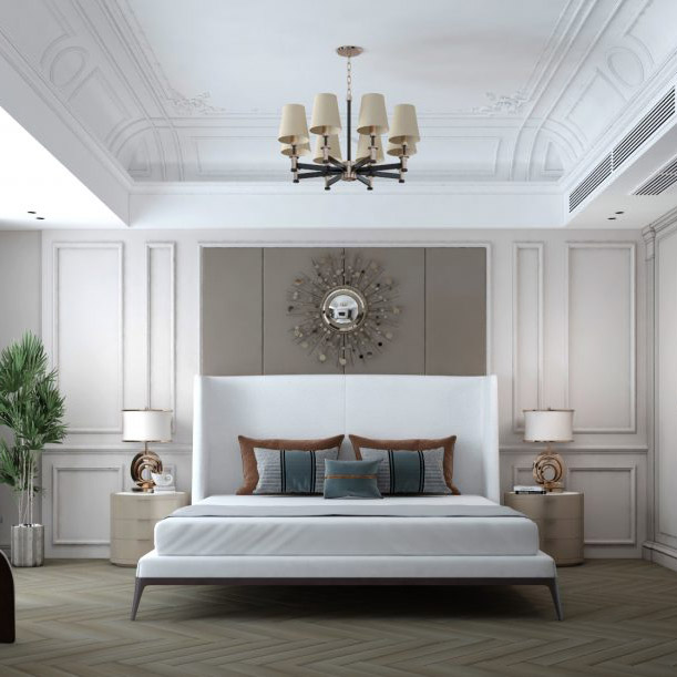 Buy HERBS - BED - WHITE Online | Bedroom Furniture | Qetaat.com